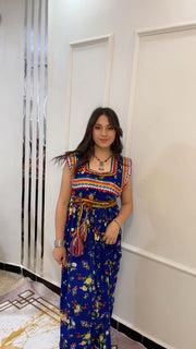 Robe Kabyle Dihya Bleu Royal