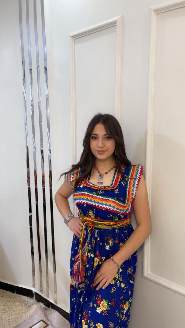 Robe Kabyle Dihya Bleu Royal