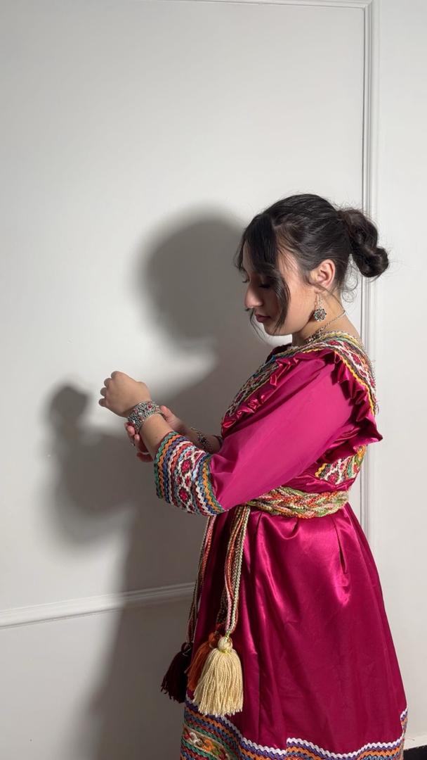 Robe Kabyle Tafat Fuchsia Prestige