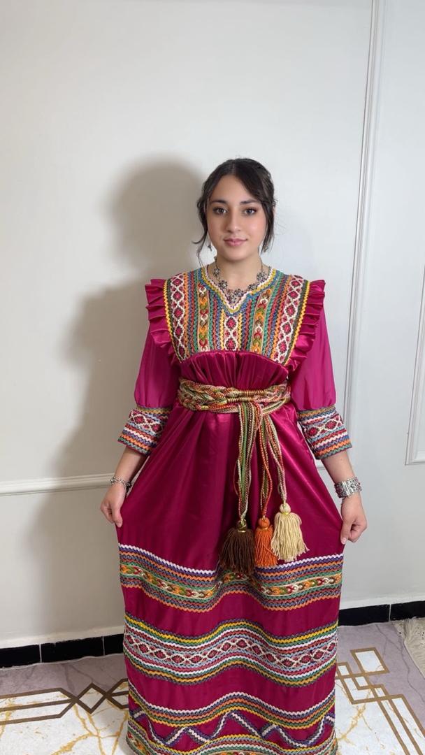 Robe Kabyle Tafat Fuchsia Prestige