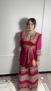 Robe Kabyle Tafat Fuchsia Prestige