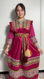 Robe Kabyle Tafat Fuchsia Prestige