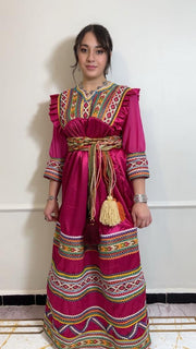 Robe Kabyle Tafat Fuchsia Prestige