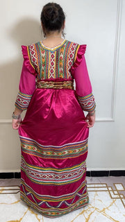 Robe Kabyle Tafat Fuchsia Prestige